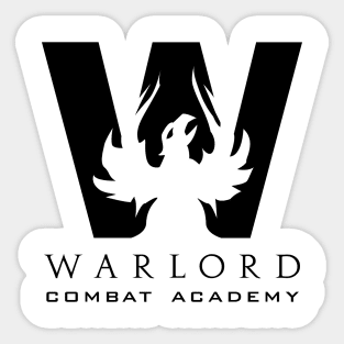 WARLORD Combat Academy - Black Sticker